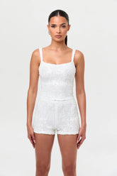 Sequined Hot Pants