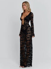 Vyorix MARIEL MAXI DRESS BLACK