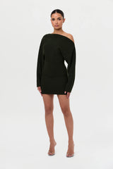 Knit Sweater Mini Skirt