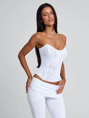 Vyorix LEXARI CORSET TOP WHITE