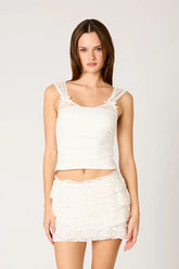Peek-a-Boo Lace Tank