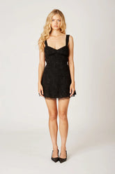 Floral Lace Mini Dress