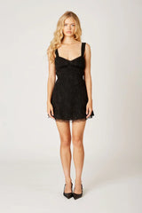 Floral Lace Mini Dress