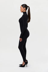 Naked Turtleneck Stirrup Jumpsuit