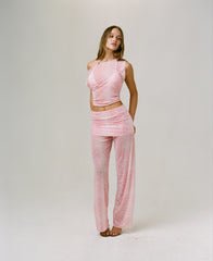 THE MELODY TOP IN PINK SNAKE