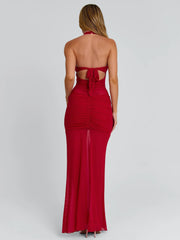 Vyorix ZERRA MAXI DRESS RED