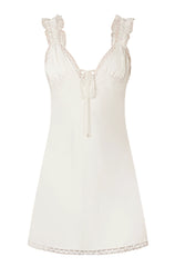 Ruffle Strap Mini Dress