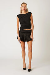 Lace Flounce Skirt