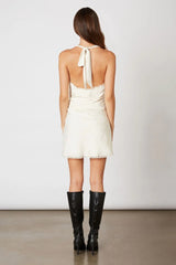 Bias Jacquard Mini Skirt