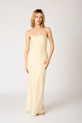 Strapless Cowl Gown