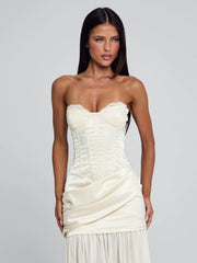 Vyorix ROWNA MAXI DRESS IVORY