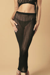 Zhuri Knit Long Skirt