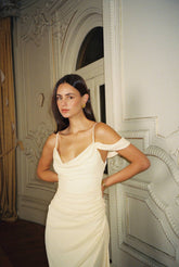 Draped Gown | Lemon