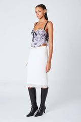 Sheer Midi Skirt