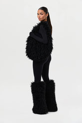Faux Fur Plush Shoulder Bag