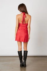 Bias Jacquard Mini Skirt