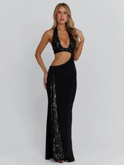 Vyorix GIULSY MAXI DRESS BLACK
