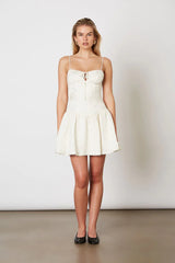 Jacquard Dropwaist Mini Dress