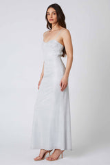 Glittery Corset Maxi Dress