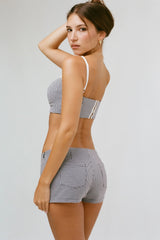 THE CARRIE SHORT IN GINGHAM