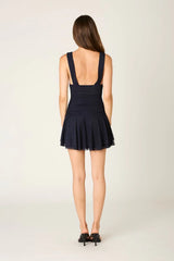 Fit and Flare Mesh Mini Dress