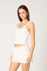 Peek-a-Boo Lace Tank