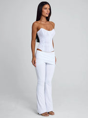 Vyorix LEXARI CORSET TOP WHITE