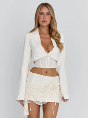 Vyorix TOSCANA SKIRT IVORY