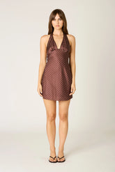 Satin Mini Dress