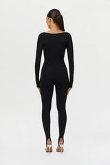 Naked Scoop Stirrup Jumpsuit