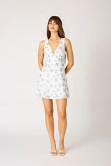 Vintage Floral Mini Dress
