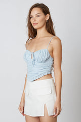 Ruffled Corset Top