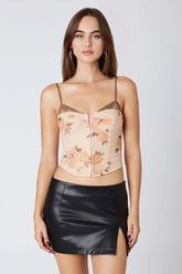 Floral Printed Corset