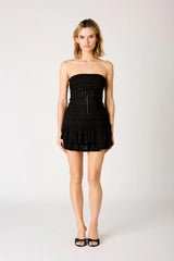 Strapless Smocked Top
