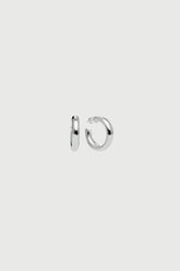 Silver Small Hoops
