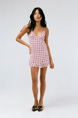 THE BUTTERFLY DRESS IN RED DOT