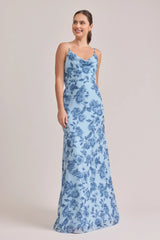 Nadia Chiffon Floral Print Dress | Made To Order