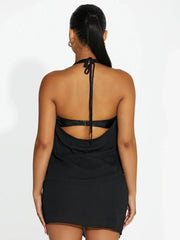 V-Neck Halter Top