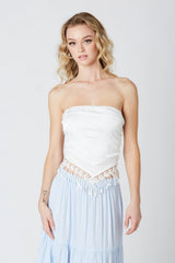 Satin Scarf Top