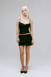 THE NICOLE SKIRT IN BLACK