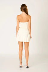 Strapless Lace Mini Dress
