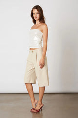 Mid-Rise Trouser Short