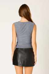 Sleeveless Mesh Top