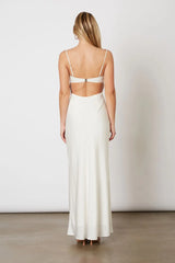 Satin Bustier Gown