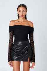 Mini Leather Skirt
