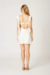 Waterfall Ruffle Mini Dress