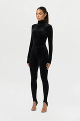 Velvet Stirrup Leggings