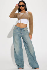 Shock And Awe Vintage Tinted Baggy Jeans - Vintage Blue Wash