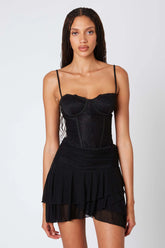 Asymmetrical Mini Skirt
