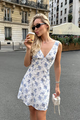 Vintage Floral Mini Dress